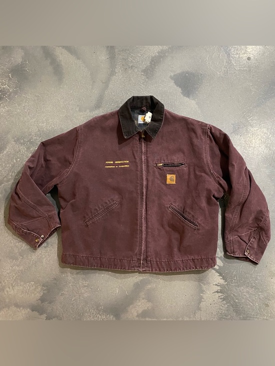 Carhartt Other - Carhartt Detroit Jacket Burgundy Boxy Sz XXL ( Like Sz XL) Mens